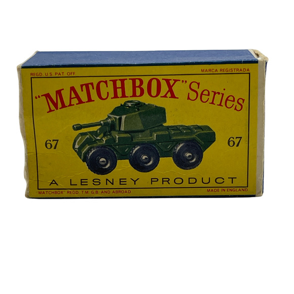Matchbox Lesney #67A Saladin Armored Car 6x6 1959 Made in England - Picture 12 of 15